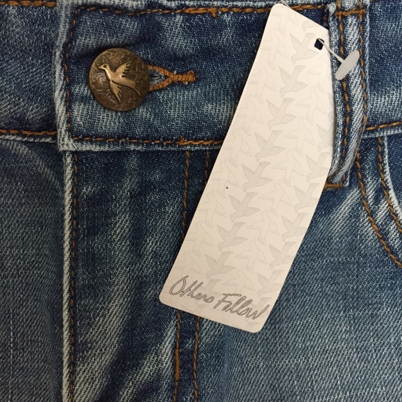 Others Follow Embroidery Denim Shorts Size 28 - Picture 4 of 7